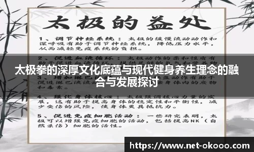 太极拳的深厚文化底蕴与现代健身养生理念的融合与发展探讨